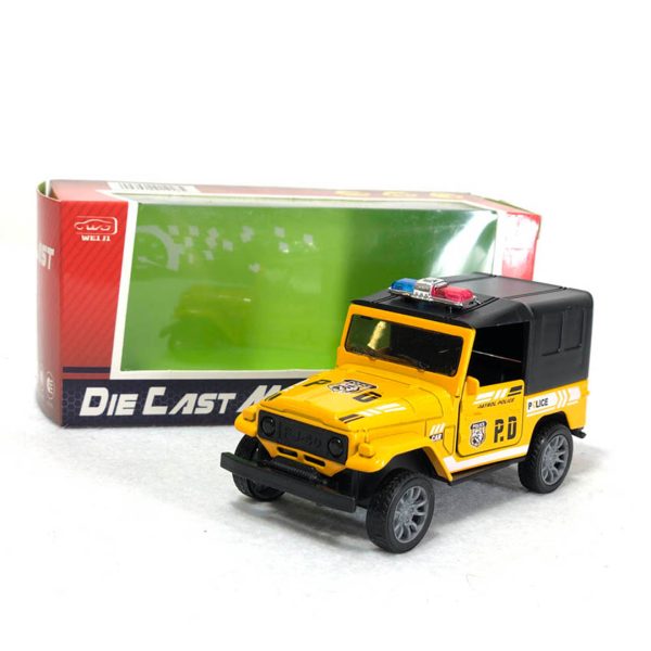 Die cast model جیپ پلیس جعبه ای